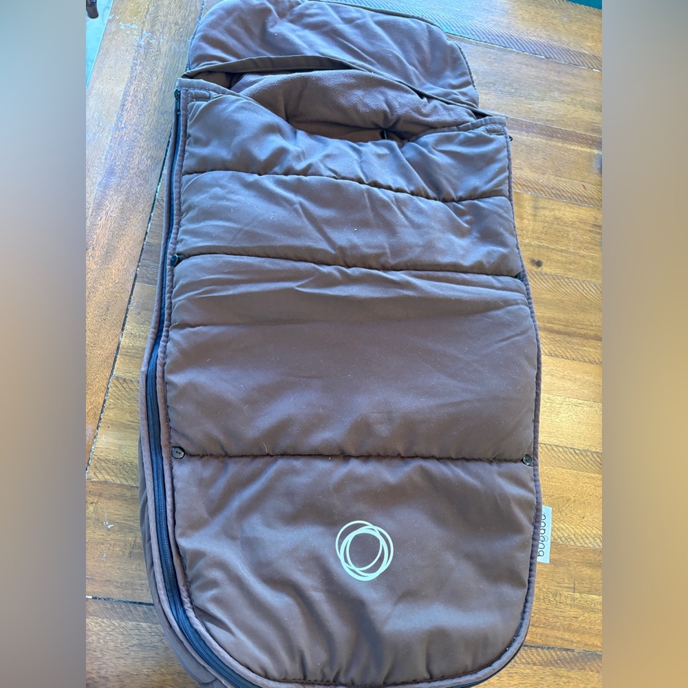 Bugaboo brown foot muff